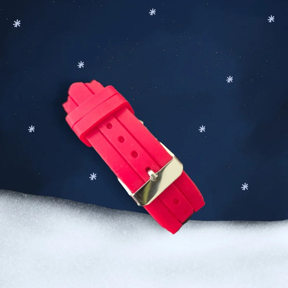 Snowman Wristwatch -Red
